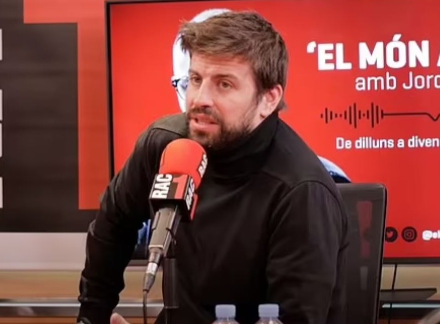 Gerard Pique admitted he has heard the song