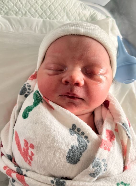 Matthew shared a picture of his latest arrival