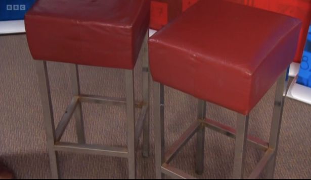 The pair of stools sold for just £1, after being purchased for £40