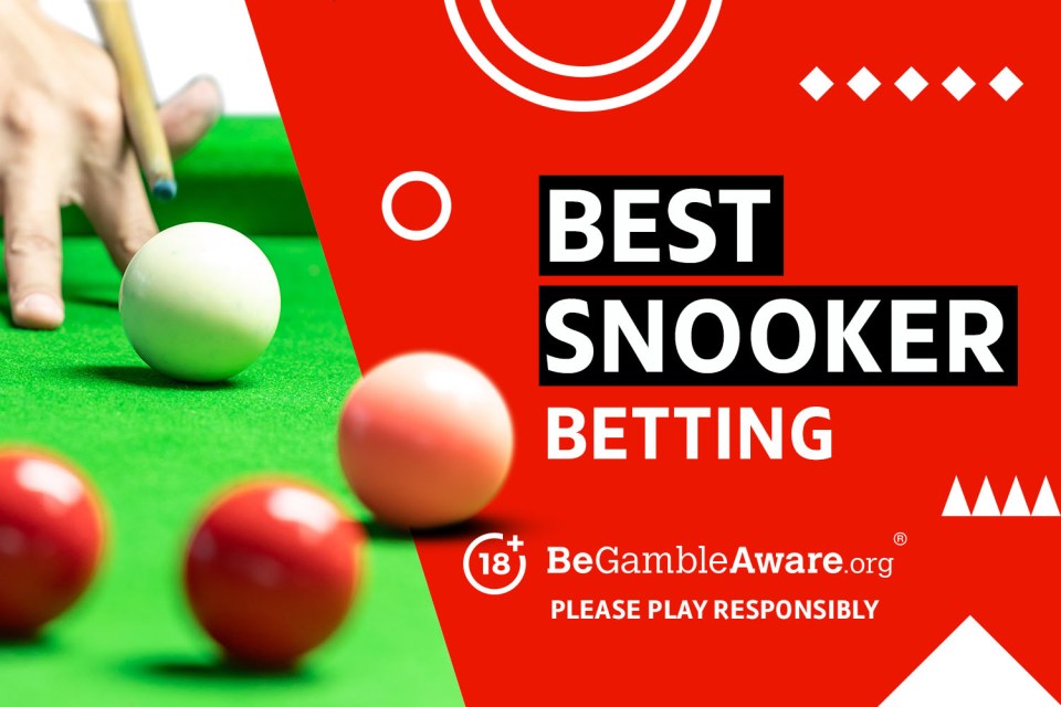 Best snooker betting. 18+ BeGambleAware.org Please play responsibly.