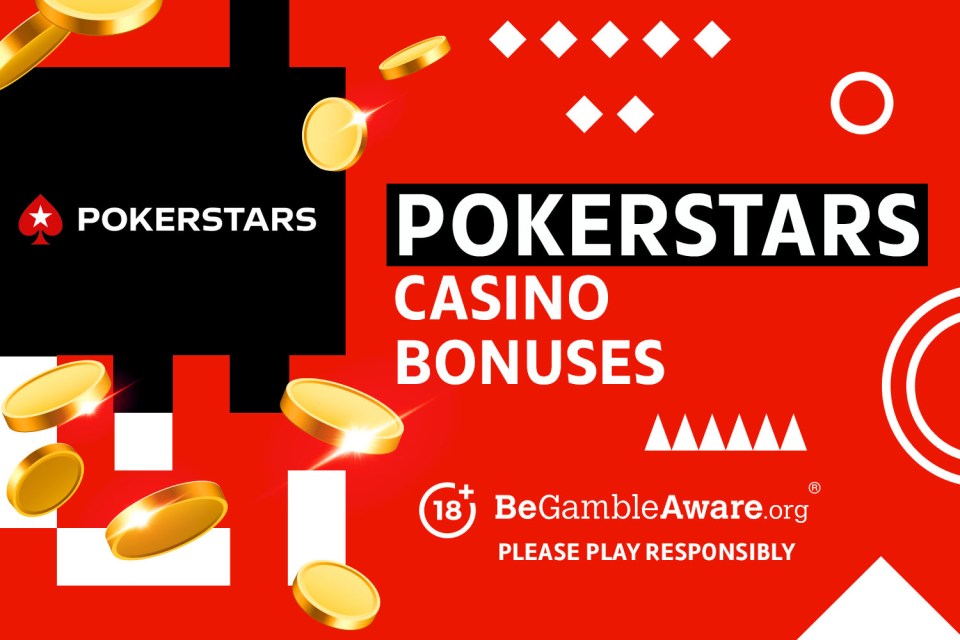 PokerStars casino bonuses. 18+ BeGambleAware.org Please play responsibly.