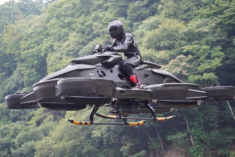 The world's first flying bike inspired by Star Wars hovercrafts could be yours, but it wont be cheap