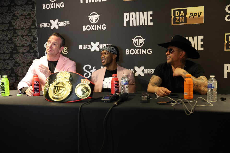 Promoter Kalle Sauerland, KSI and Mams Taylor