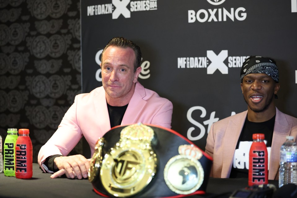 Promoter Kalle Sauerland with KSI