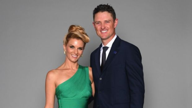 Justin rose and wife Kate rose