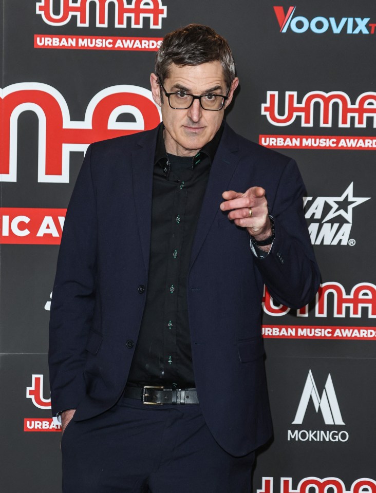 Louis Theroux at the Urban Music Awards this week