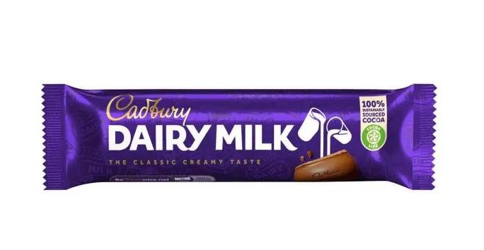 It would take 5,947 steps to burn off a Cadburys dairy milk