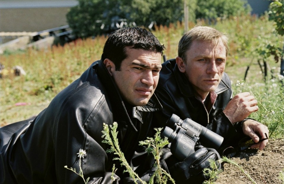 Tamer with Daniel Craig in Layer Cake