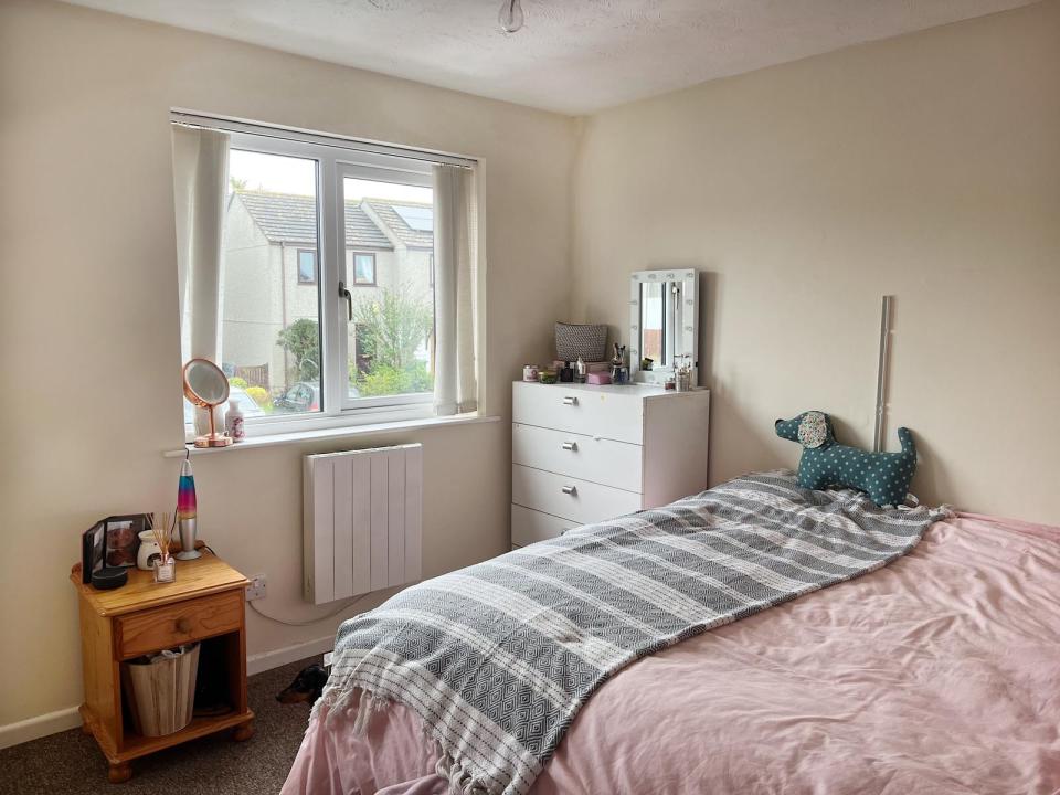 The two-bedroom terrace home was on the market for £190,000