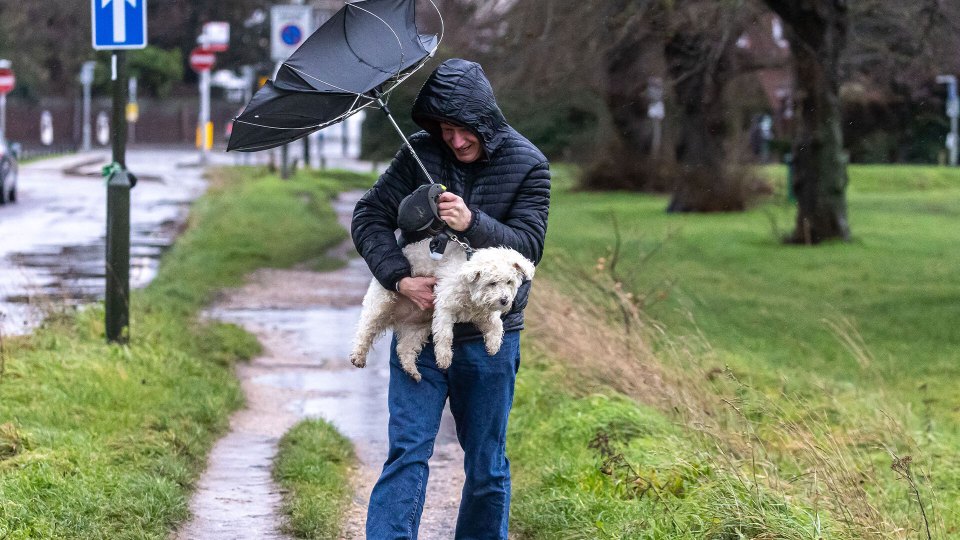 Strong winds may affect parts of southern England and south Wales