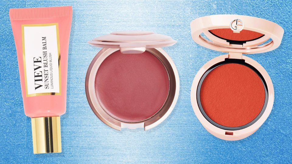 Here we put three different blushes to the test