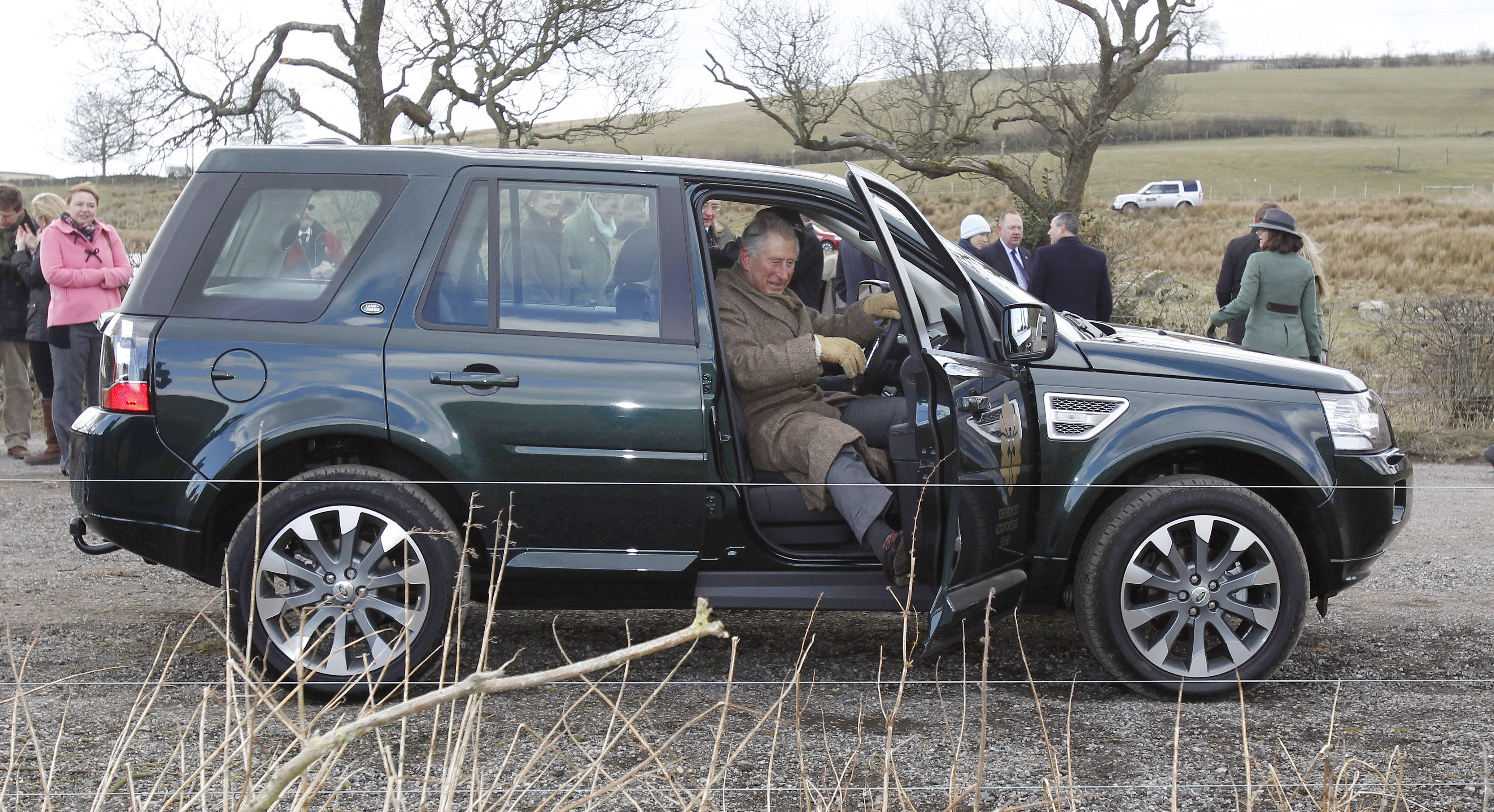 The new King does appreciate a Land Rover - using them regularly for visits and engagements