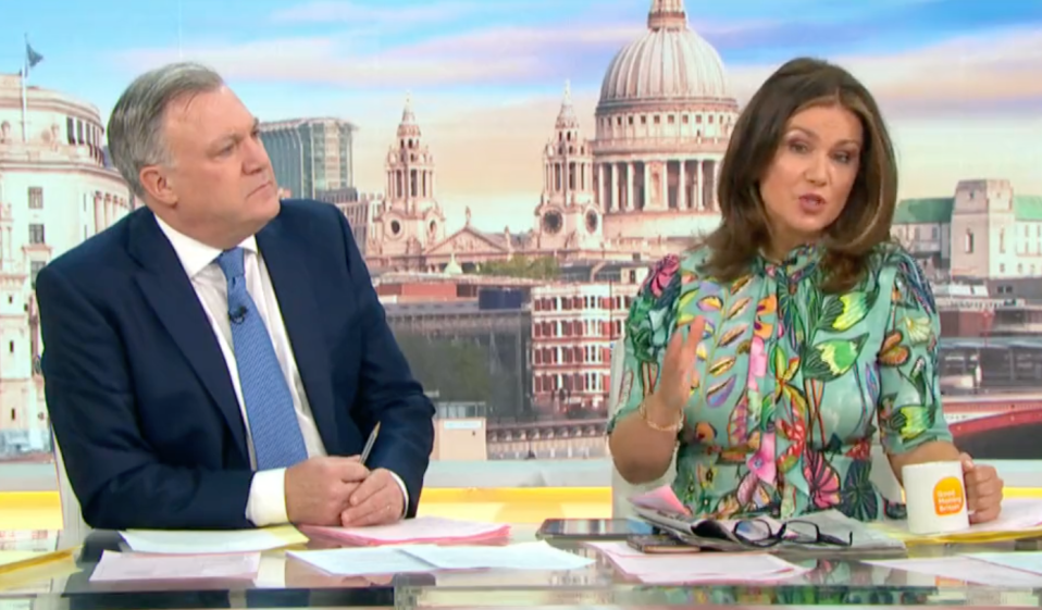 Susanna Reid has told how a Met Police report has left her feeling 'frightened'