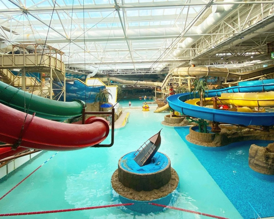 The biggest indoor water park in the UK can be found at the seaside