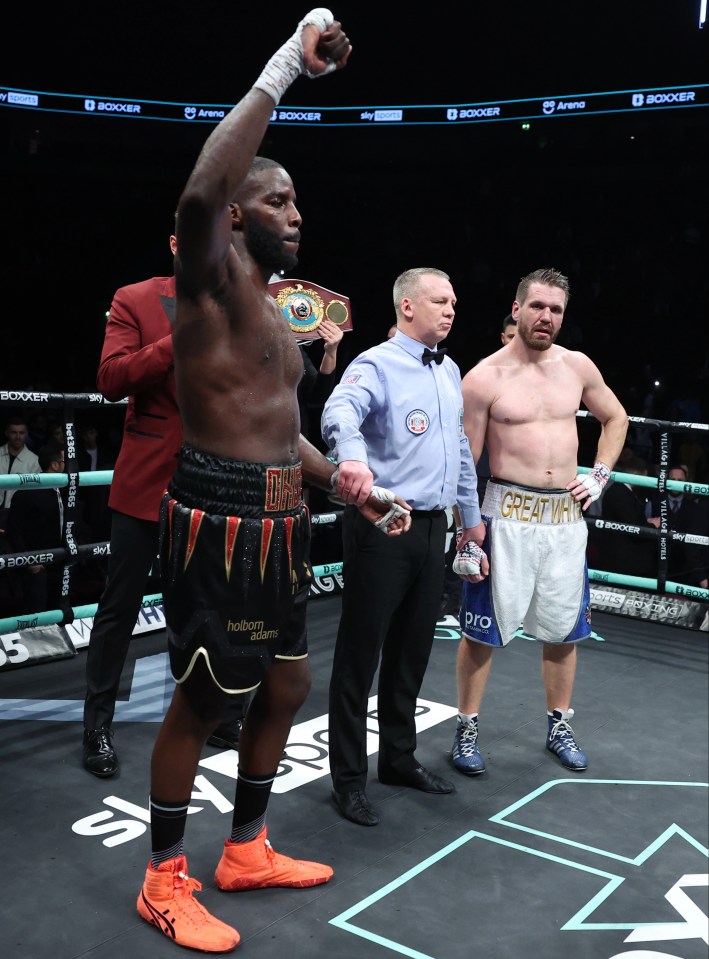 The judges awarded Okolie the victory on points