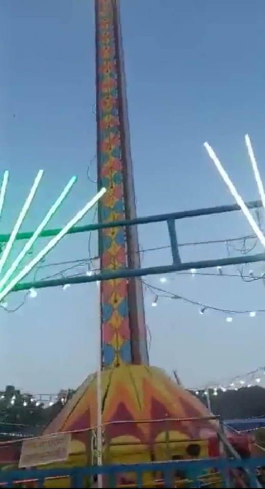 Police said the accident happened when one of the ride's cables broke