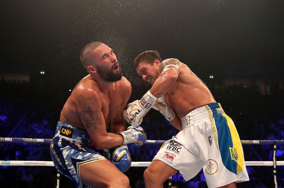 Tony Bellew was knocked out by Oleksandr Usyk in 2018