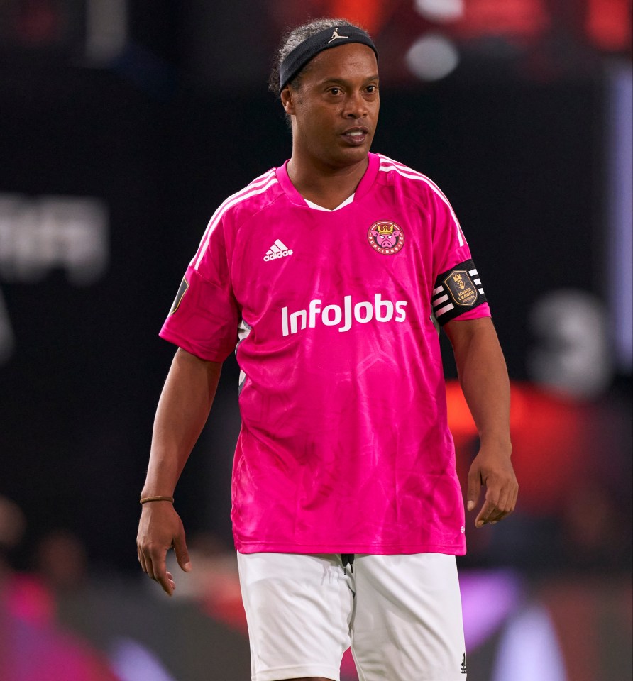 Ronaldinho’s reported base salary for playing was surprisingly low