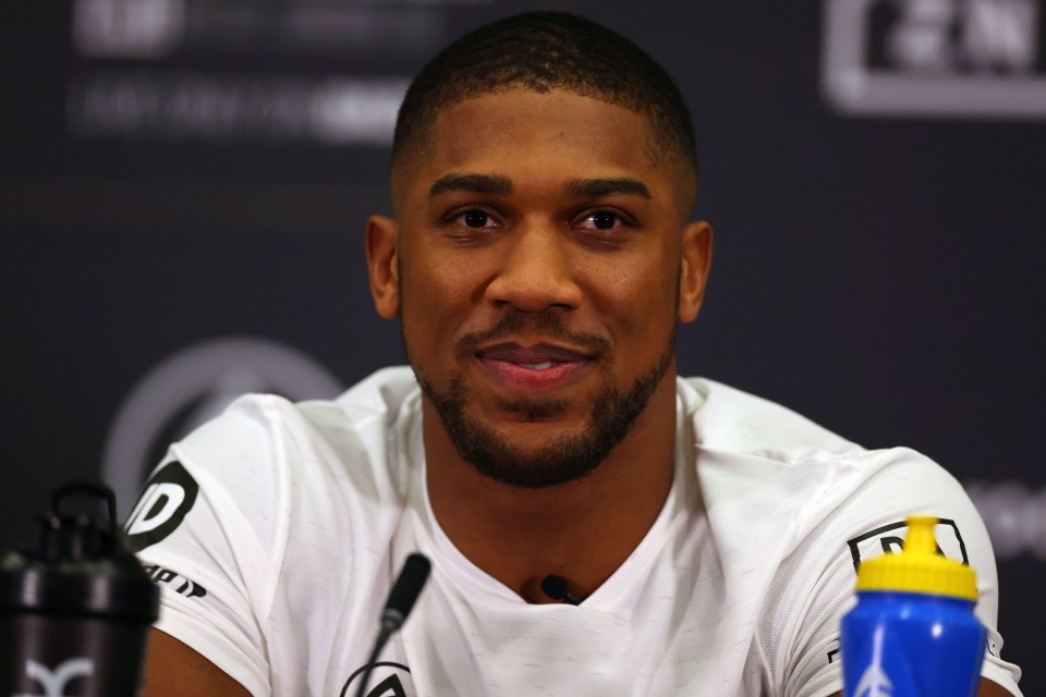 Anthony Joshua pictured ahead of his comeback