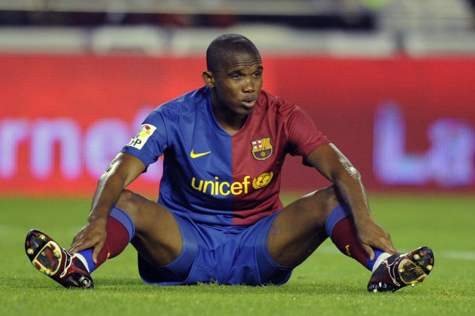 Samuel Eto´o was linked with a move to Spurs when he was 21