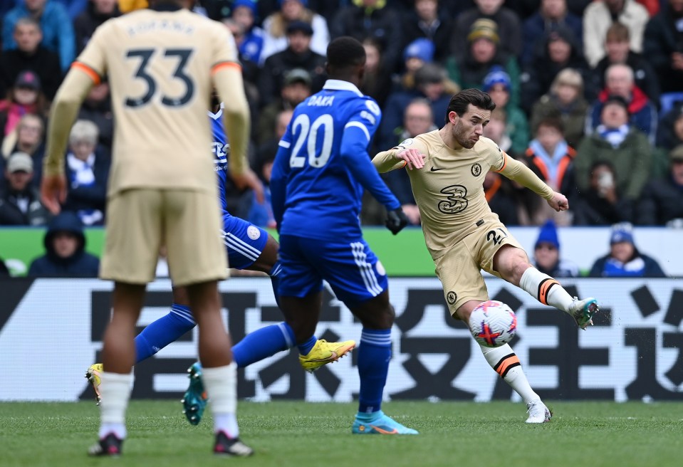 Ben Chilwell opened the scoring on his return to the King Power