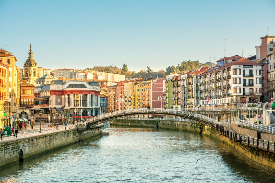 Just a few hours away from the UK, you could head to Bilbao, in Spain's Basque Country