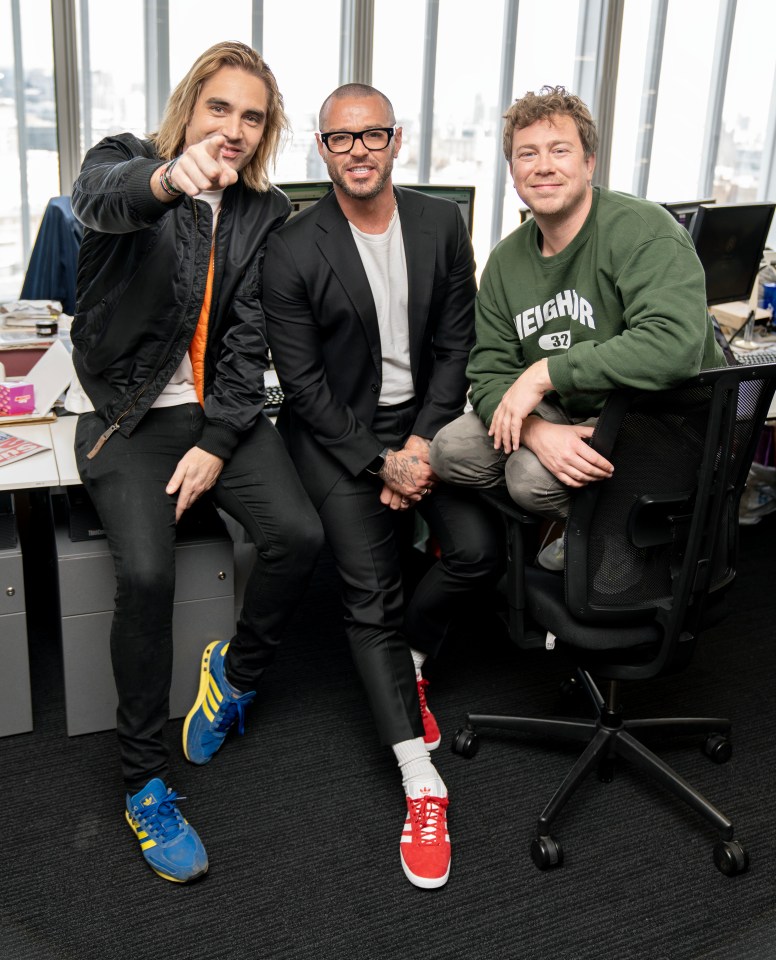 Charlie Simpson, Matt Willis and James Bourne paid a secret visit to Bizarre HQ ahead of the announcement