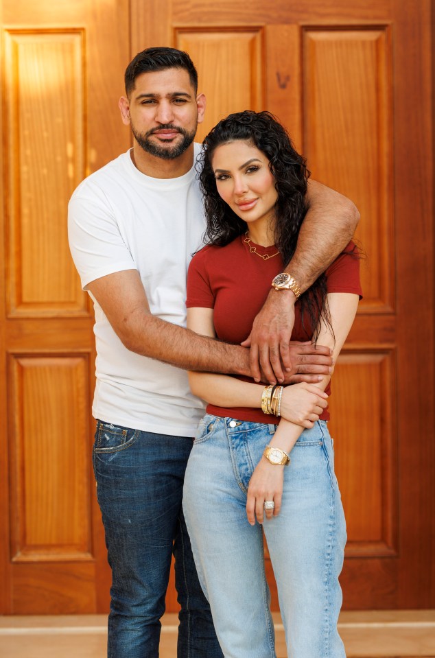 Amir Khan, pictured with wife Faryal, told of his gun robbery terror