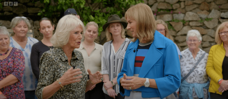 The Royal appeared on the show when it filmed an episode at the Eden Project