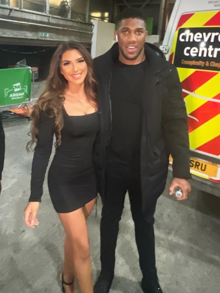 Chloe Ellman-Baker has said what Anthony Joshua is like in person