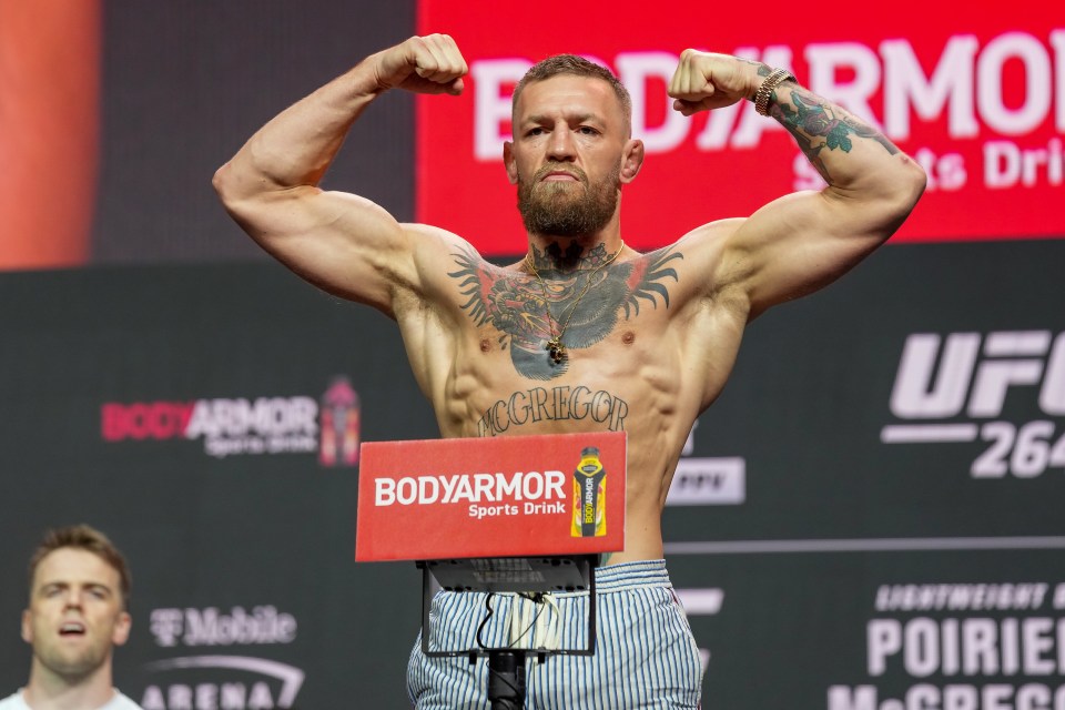 Conor McGregor has not fought since July 2021