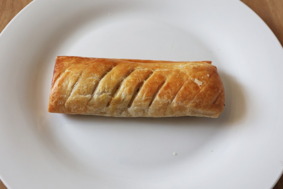 It would take an hour and 11 minutes to walk off a Greggs' sausage roll