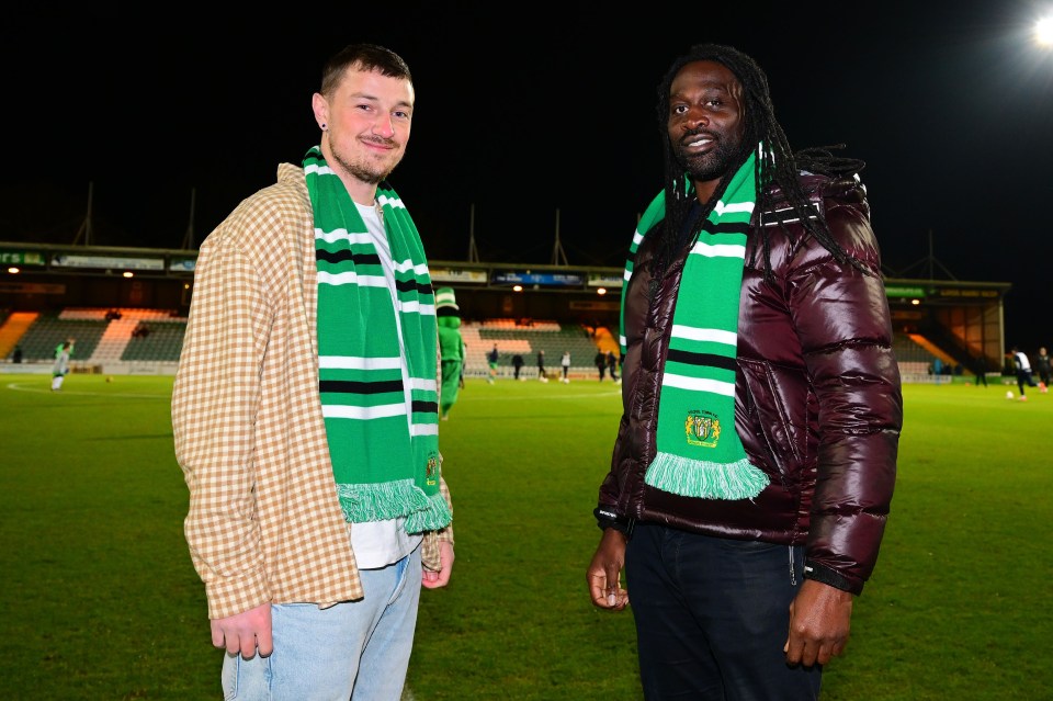 Ex-Rugby star Paul Sackey (right) and Matt Uggla are among the main faces heading up the Yeovil takeover