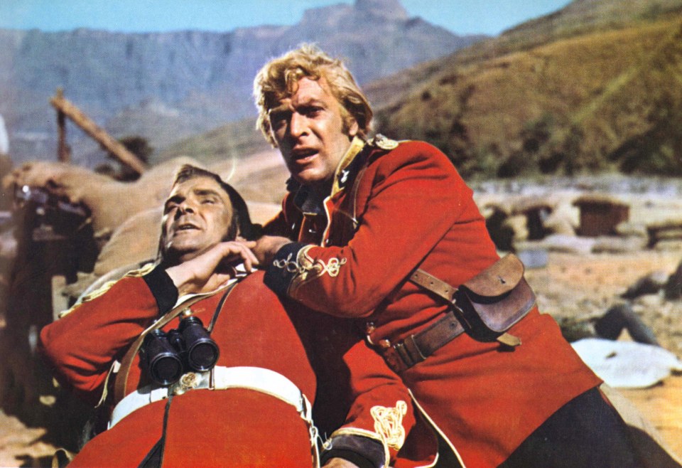 Sir Michael plays Lt Gonville Bromhead, a British officer in the 1879 Anglo-Zulu War