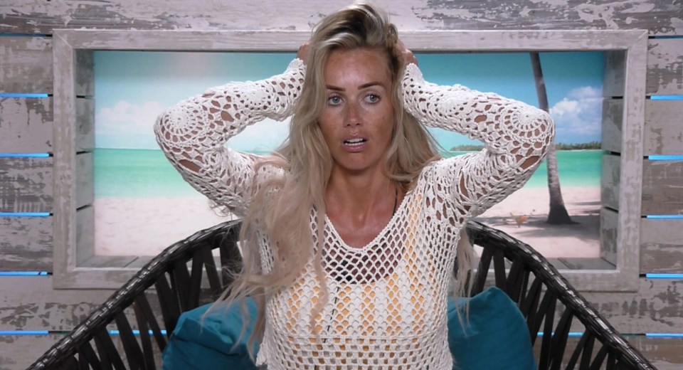 The star on Love Island in 2018