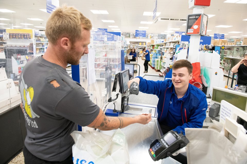 Father-of-three Dean Mayhew tattooed the Tesco Clubcard QR code on his wrist