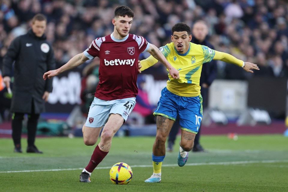 Declan Rice is being heavily linked with a move to Arsenal