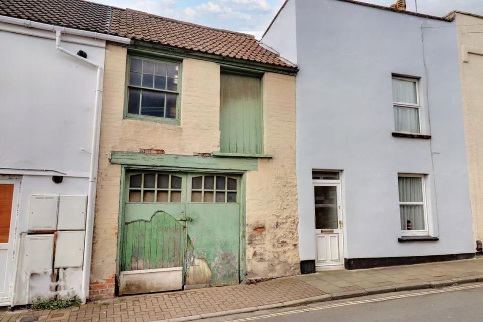 The outside of the £160,000 two-bed home in Shirehampton, Bristol