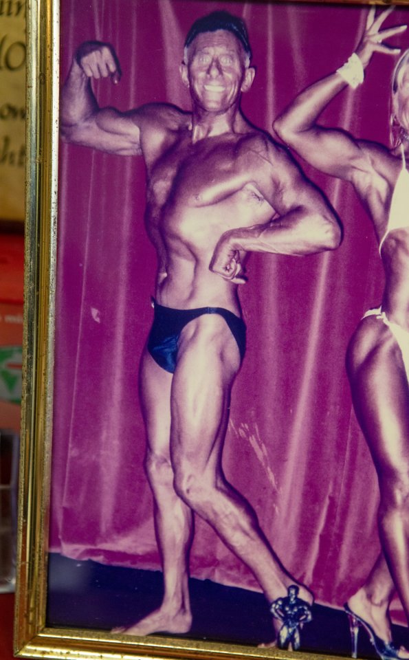 Ted has been bodybuilding for 60 years and earned second place in his latest competition