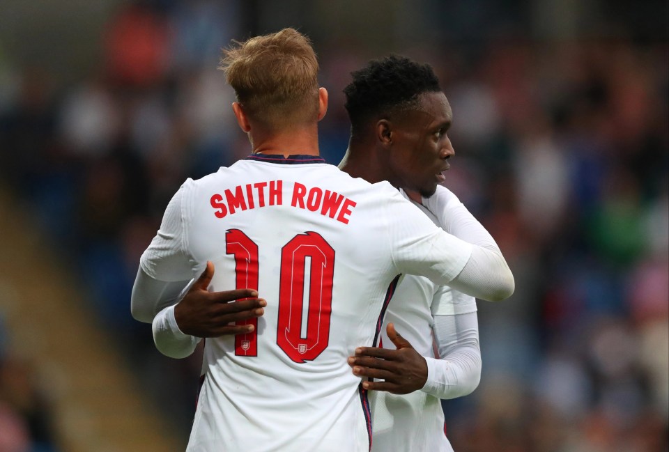 Emile Smith Rowe wants Arsenal team-mate Folarin Balogun to join him at England