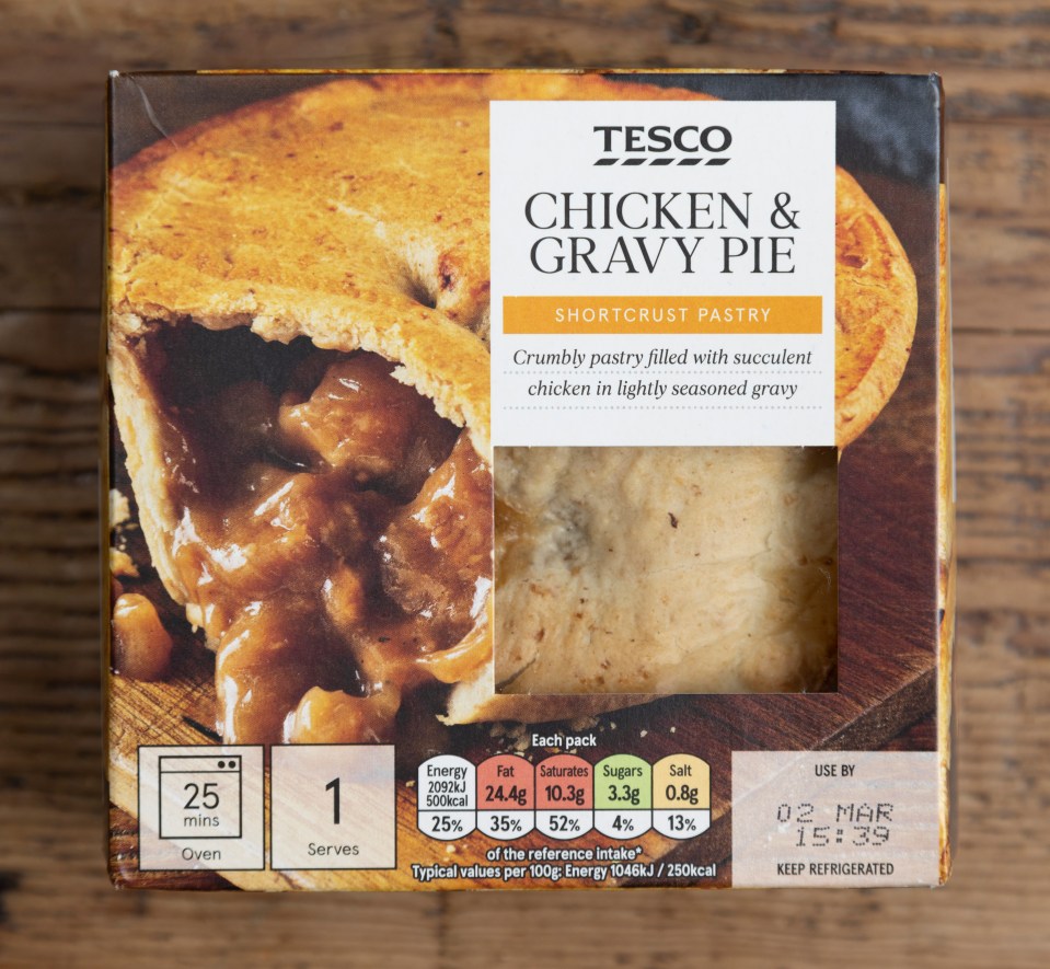 Definitely best to choose Sainsbury's or Morrisons over this pie