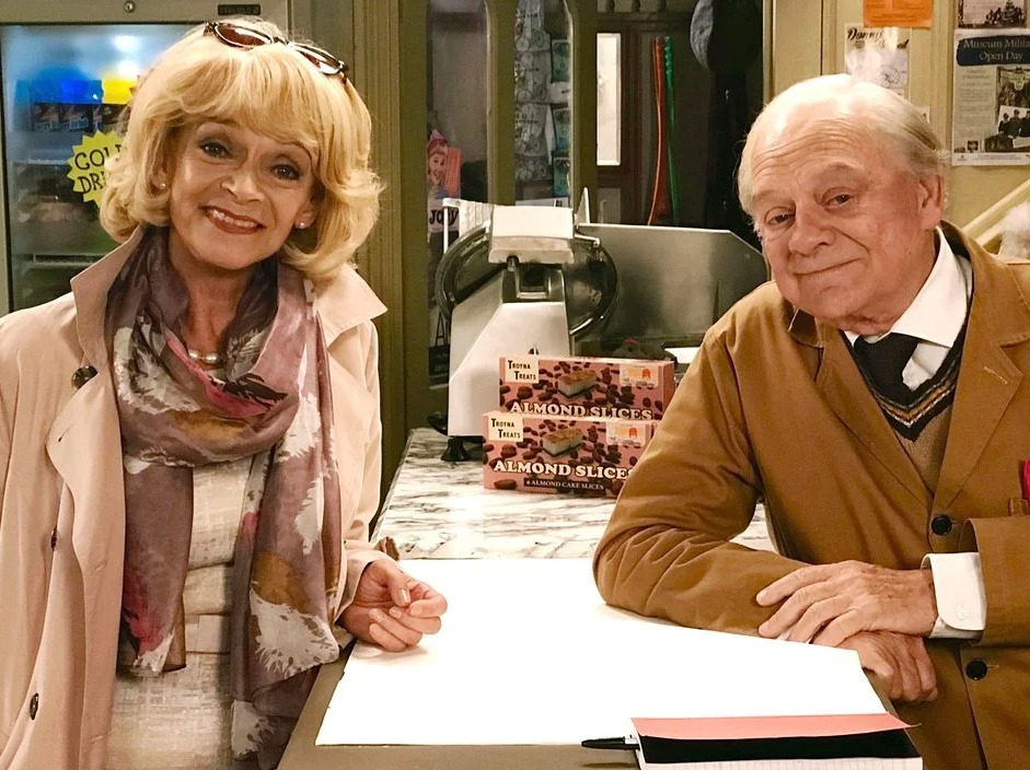 Sue and David appearing on Still Open All Hours in 2018