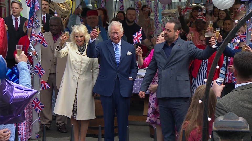 The royal couple visited the set of EastEnders last year and even had a cameo in a special platinum-themed episode of the soap