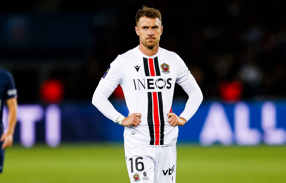 Aaron Ramsey is playing for the Ratcliffe-owned Nice