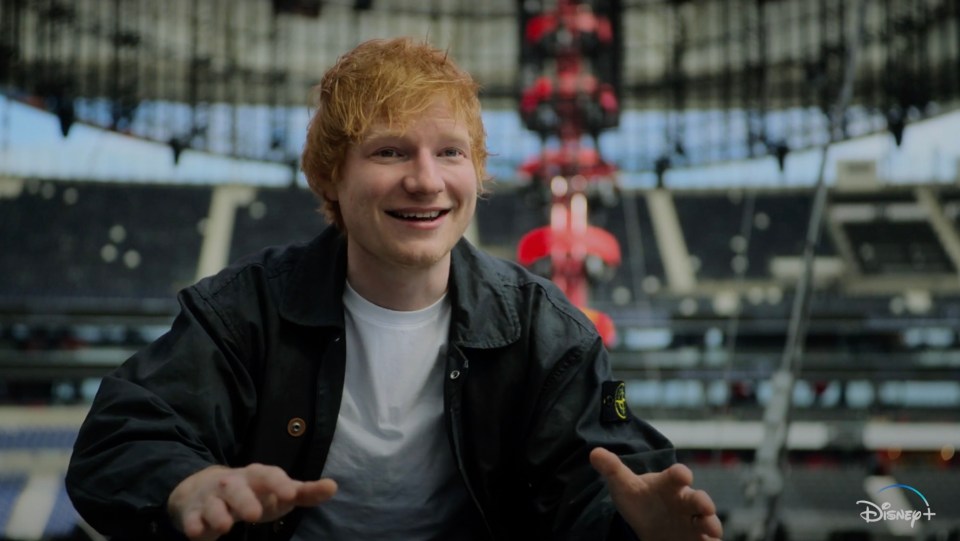 Ed shares behind-the-scenes videos of his life on tour