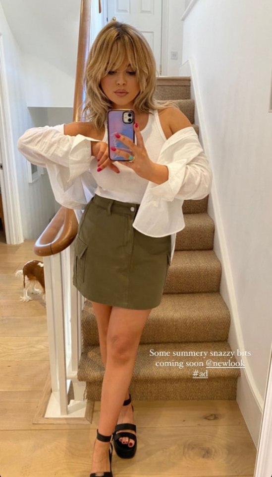 Emily Atack looked amazing as she donned a summery outfit