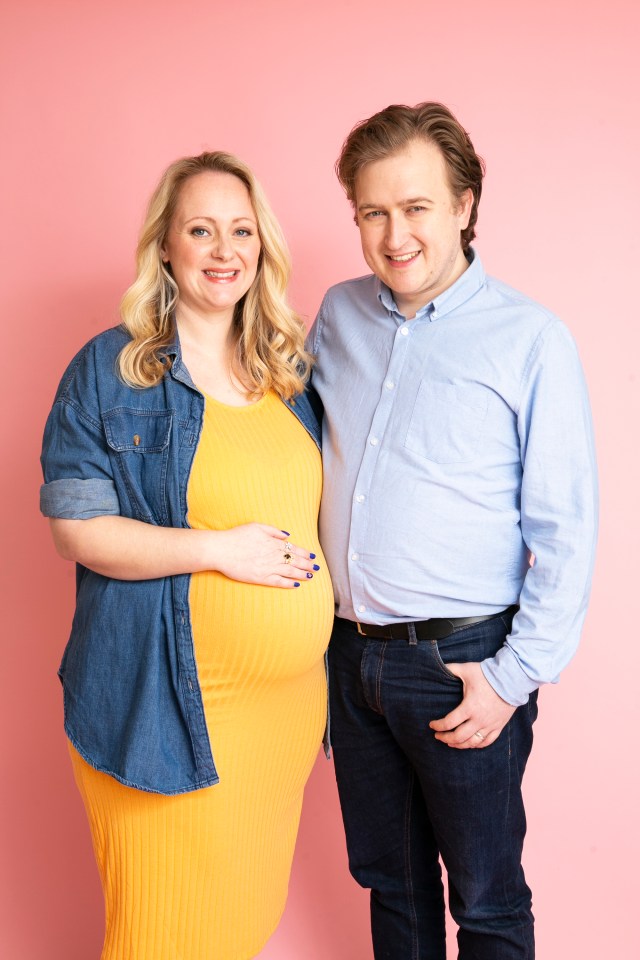 Evie and Aaron are expecting their second child, due in May