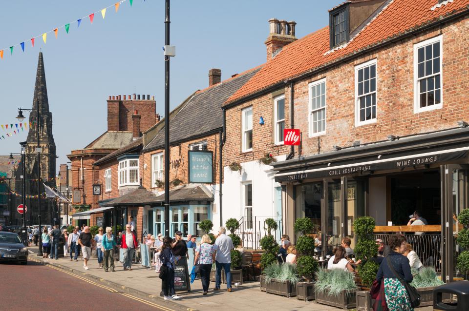 The town centre is home to several quaint shops, pubs and restaurants