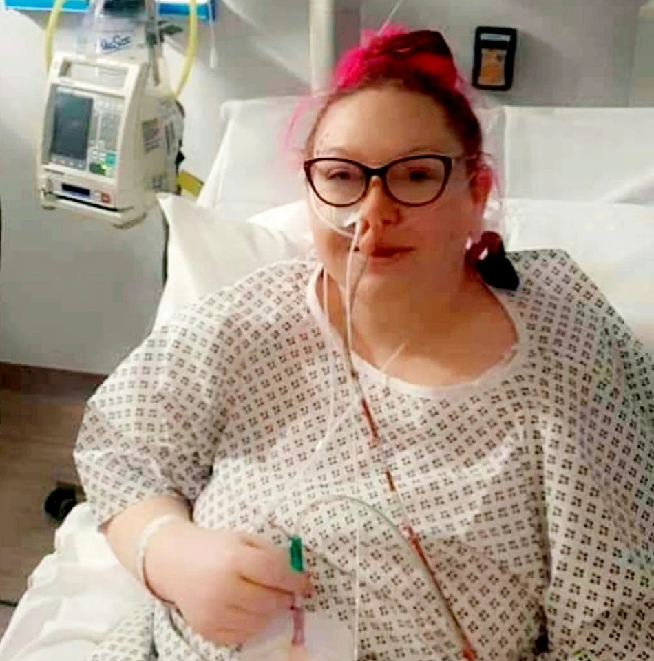 Doctors in the UK had to 'jet-wash' her stomach to save her life