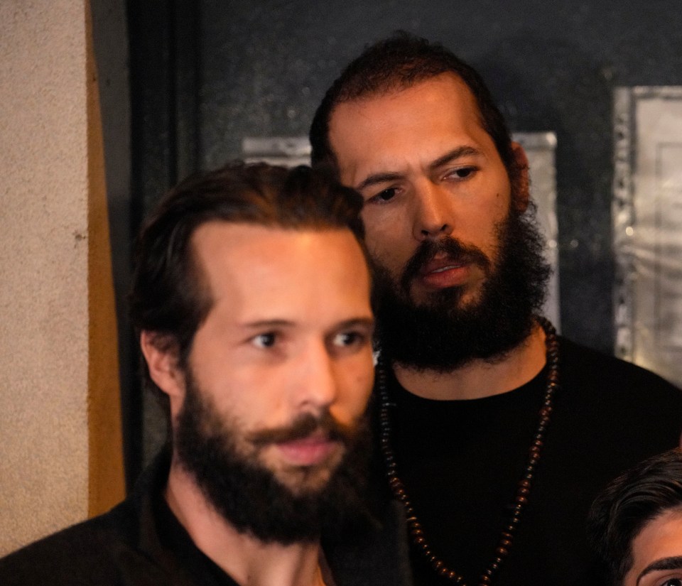 Andrew Tate (right) and his brother Tristan won their appeal to be released from jail